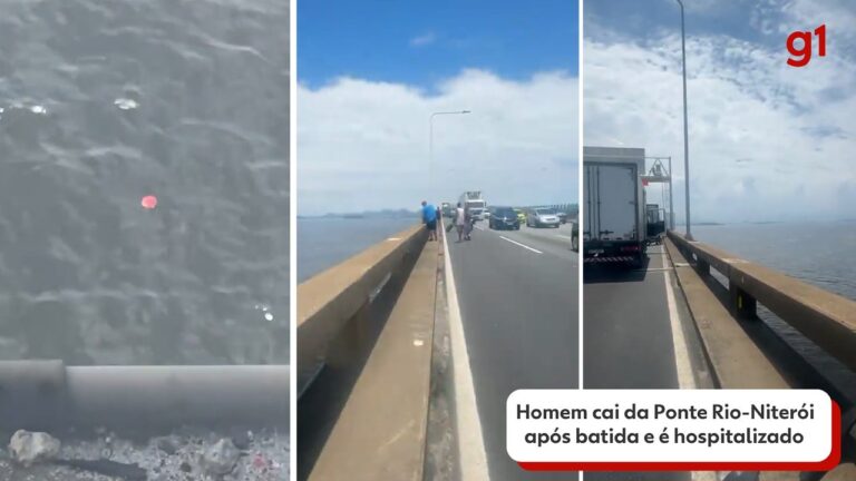 Homem Cai da Ponte Após Acidente
