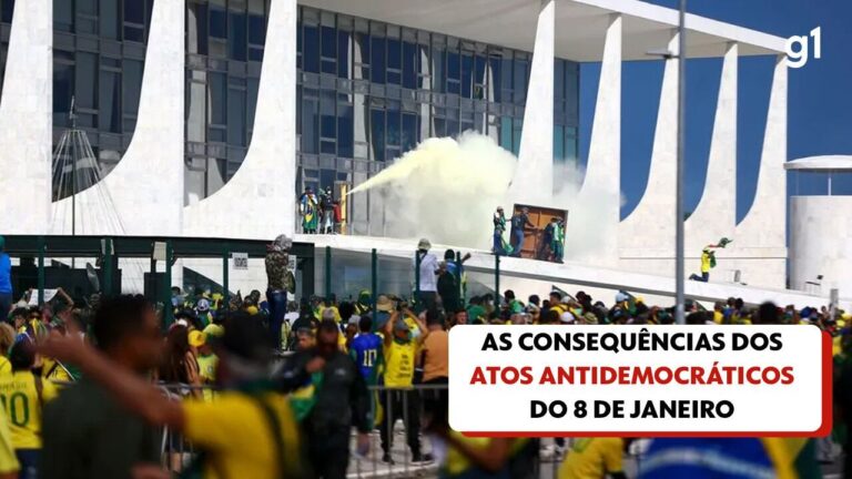 Saiba quais foram as consequências dos atos antidemocráticos do 8 de janeiro