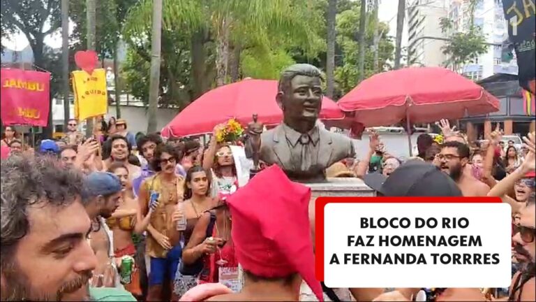 Bloco de carnaval em homenagem a Fernanda Torres reúne foliões na Tijuca, bairro onde atriz passou a infância; VÍDEO | Carnaval 2025 no Rio de Janeiro