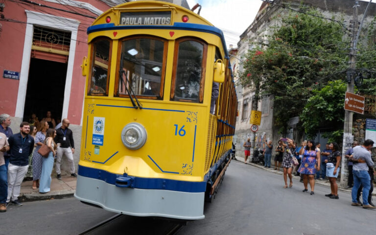 Ramal Paula Mattos do bonde de Santa Teresa é reinaugurado, após 13 anos inoperante | Rio de Janeiro