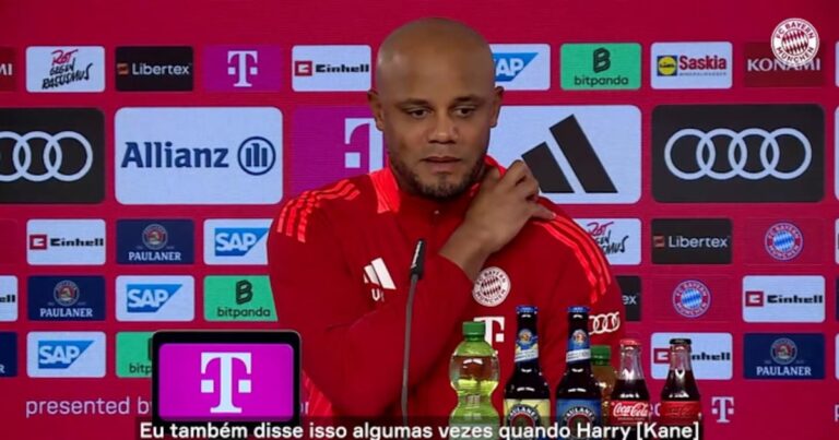 Kompany lamenta ausência de Musiala: 'Não é possível substitui-lo'