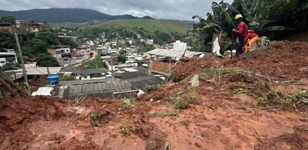 Deslizamentos em Minas Gerais deixam 4 mortos e 3 desaparecidos Deslizamentos em Minas Gerais deixam 4 mortos e 3 desaparecidos