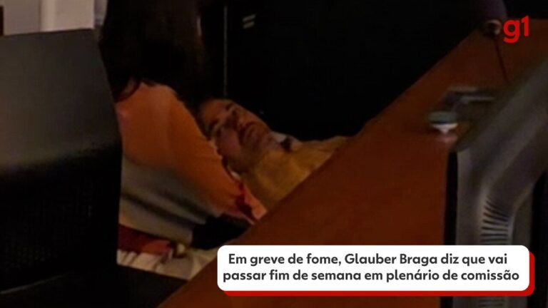 Em greve de fome, Glauber Braga diz que vai passar fim de semana em plenário de comissão