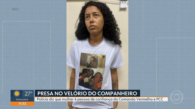 Suspeita de tráfico de drogas é presa no velório do marido; foragida atuava nas maiores facções do país, diz polícia | Rio de Janeiro