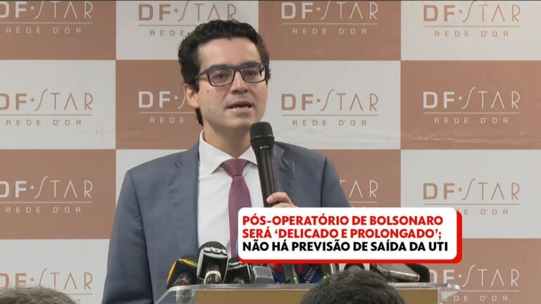 Pós-operatório de Bolsonaro será 'delicado e prolongado', não há previsão de saída da UTI