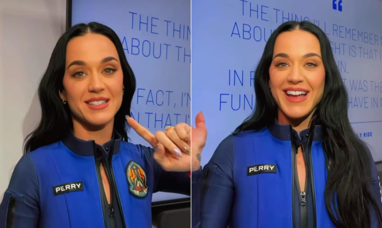 Katy Perry admite que teve medo de embarcar em foguete por causa da filha: ‘Tive que confiar’
