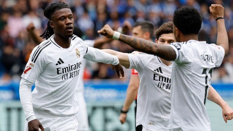 Real Madrid supera expulsão de Mbappé e vence em LaLiga Real Madrid supera expulsão de Mbappé e vence em LaLiga
