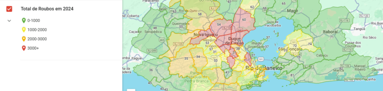 Benfica, Bonsucesso, Ramos e bairros vizinhos formam a região que mais teve roubos no Rio de Janeiro em 2024