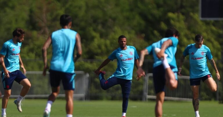 Flamengo encerra preparação para enfrentar o Bayern no Mundial à espera de De la Cruz