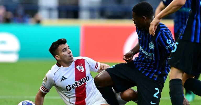 Inter de Milão x River Plate pelo Mundial de Clubes termina com briga entre Dumfries e Acuña